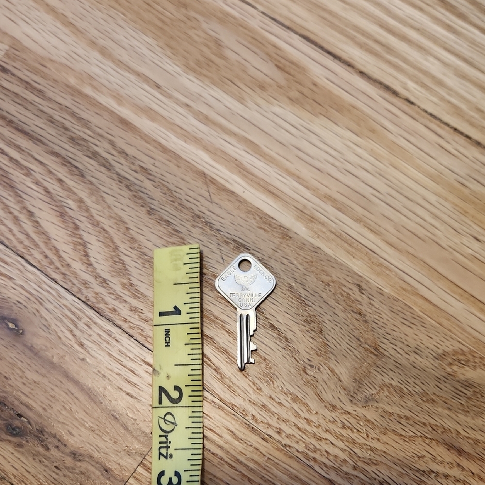 Silver Key Vintage Collectible Eagle Lock Company